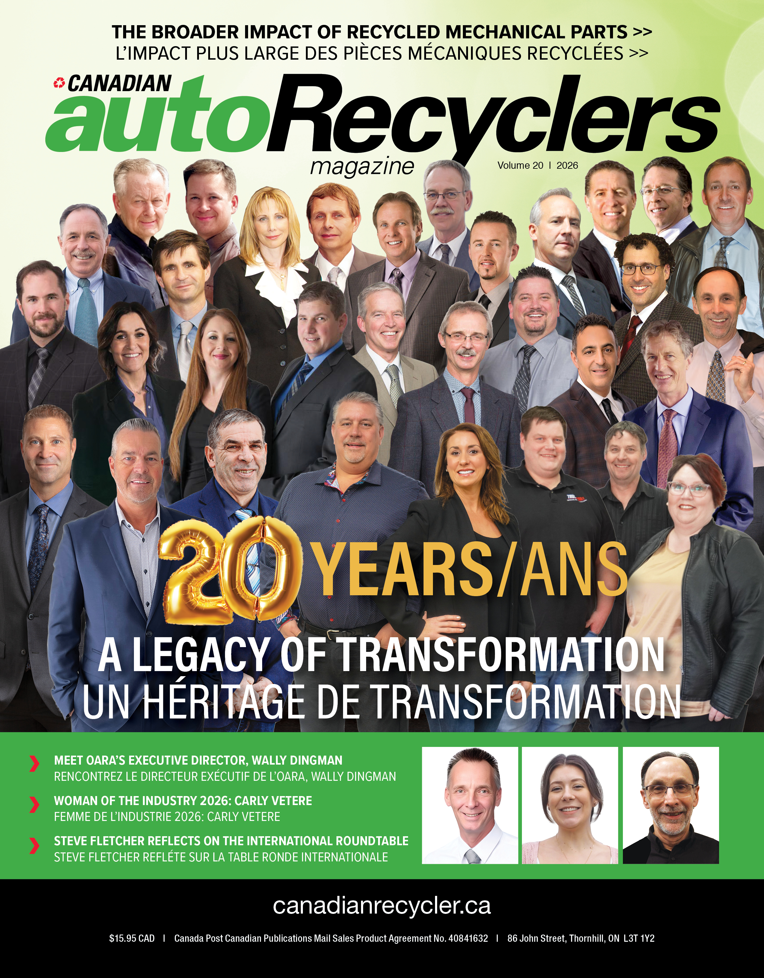 Canadian Auto Recyclers magazine cover