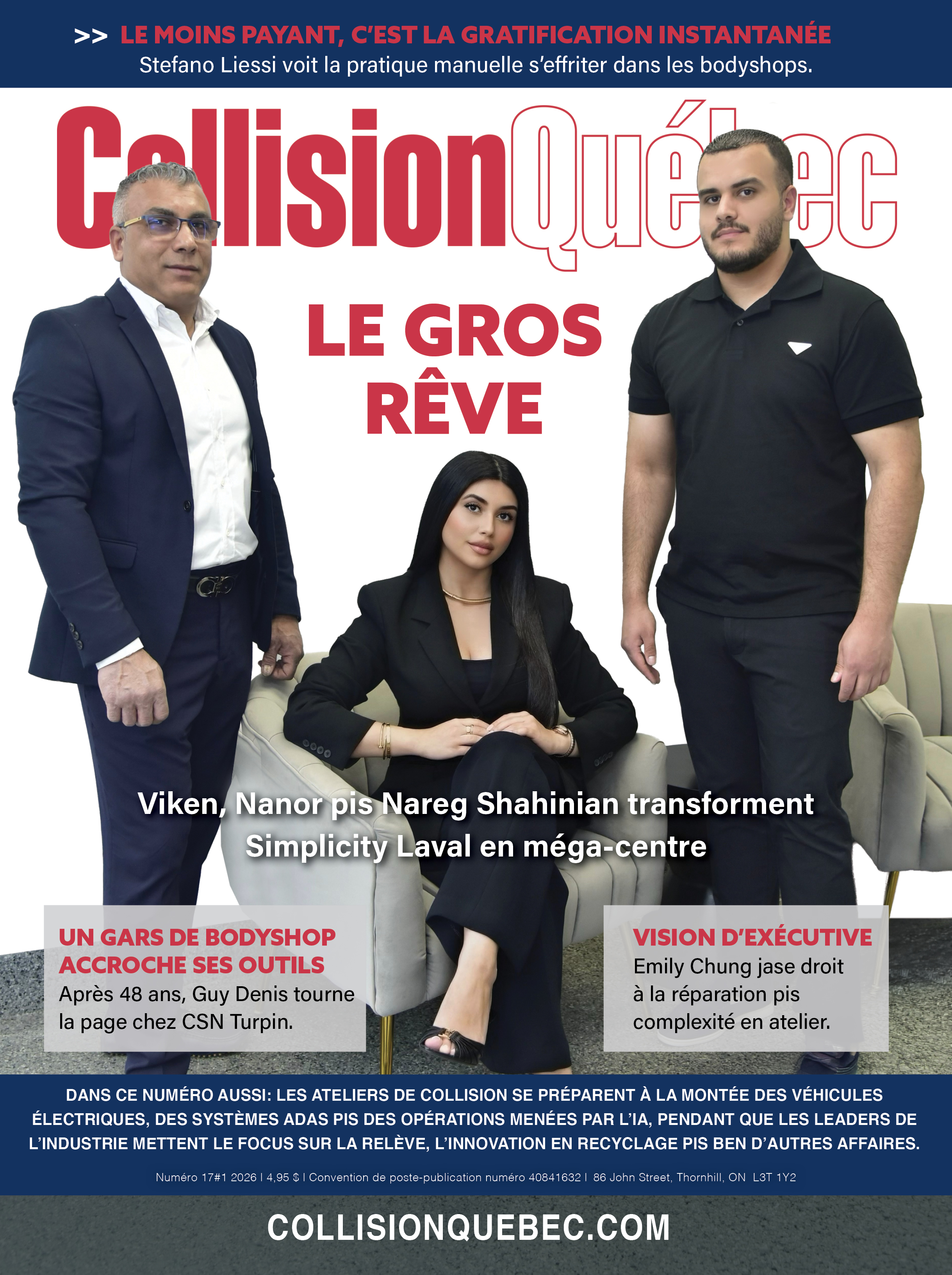 Collision Québec magazine cover